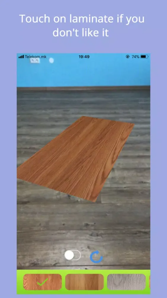 Laminate Flooring AR स्क्रीनशॉट