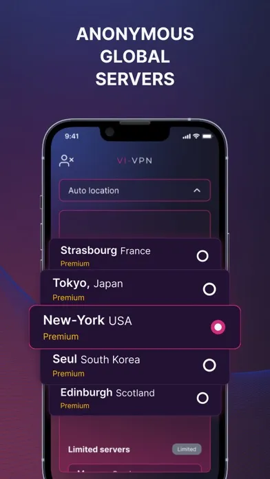 Capturas de pantalla de Vi VPN - Stay Safe, Access All