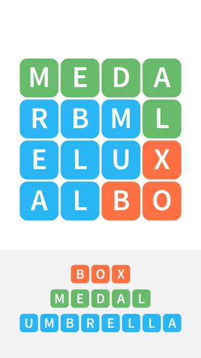 Word Game - swipe the words Screenshots
