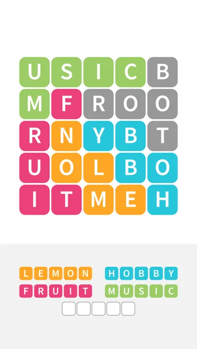 Word Game - swipe the words Screenshots