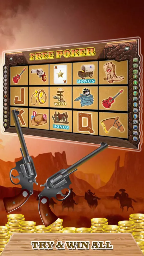 Free Poker Slots - classic vegas style free video game应用截图