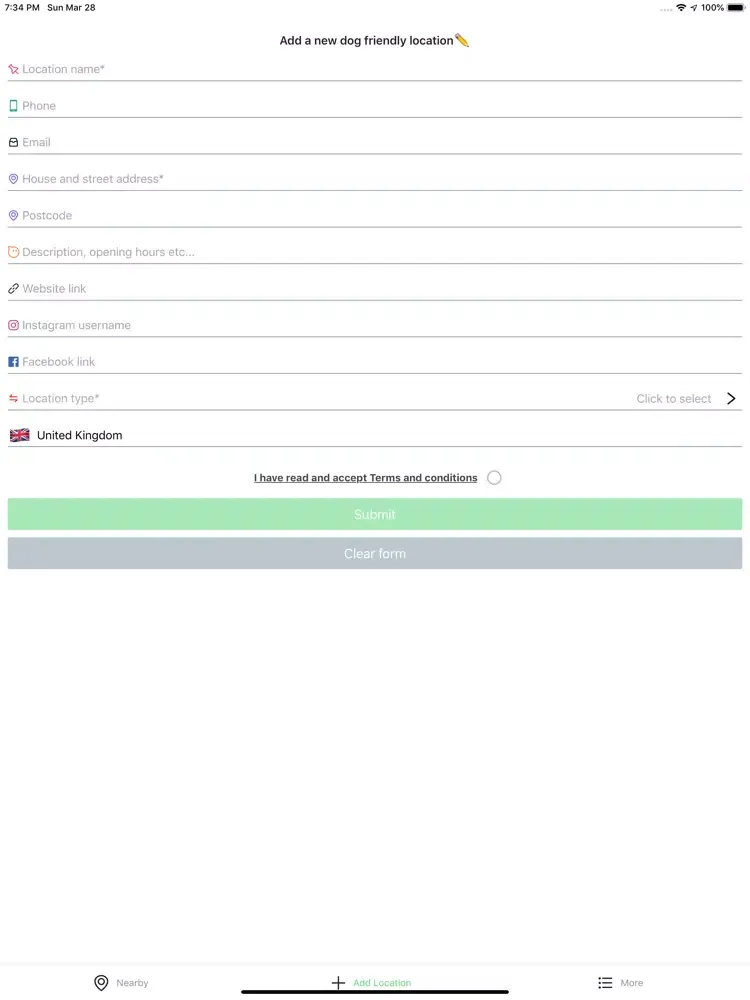 PawZone - Dog friendly places iPad  Screenshots