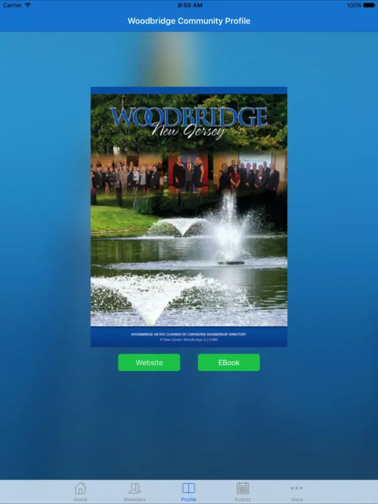 ภาพหน้าจอของ Woodbridge Metro Chamber iPad 