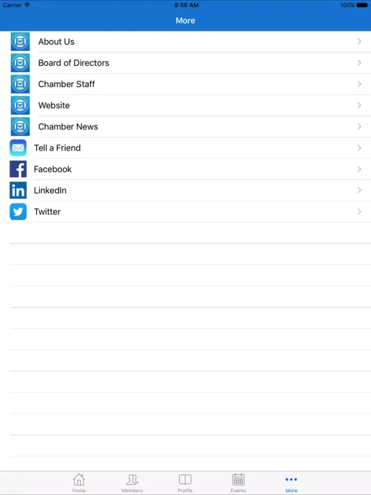 ภาพหน้าจอของ Woodbridge Metro Chamber iPad 