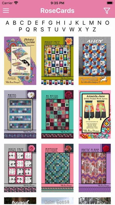 Capturas de pantalla de Villa Rosa Designs