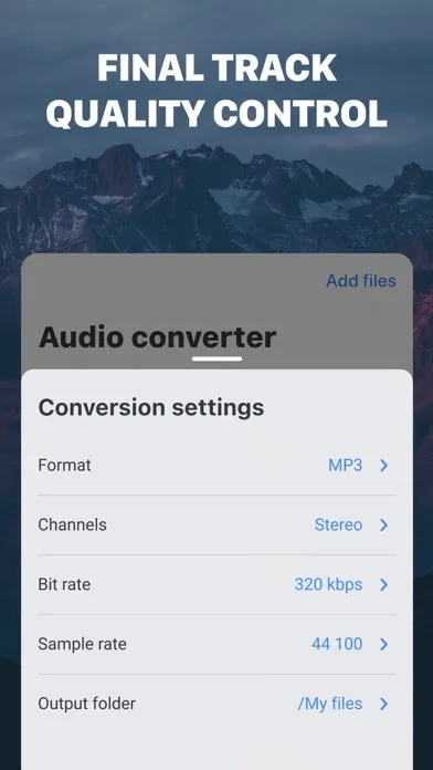 My Converter: Music & Audio স্ক্রিনশট