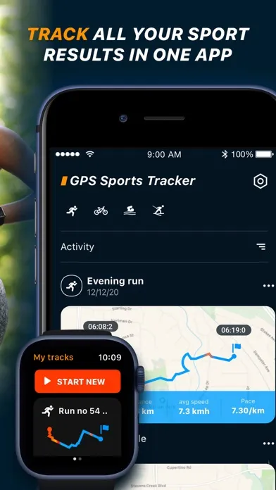 FitGet: GPS Sport Tracker App স্ক্রিনশট