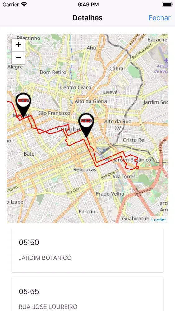 Tangkapan skrin CWBbus