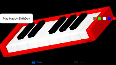 Capturas de pantalla de 3D Piano Notes Keyboard Melody