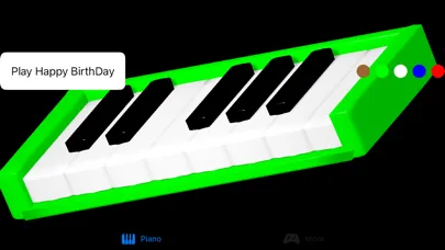 Capturas de pantalla de 3D Piano Notes Keyboard Melody