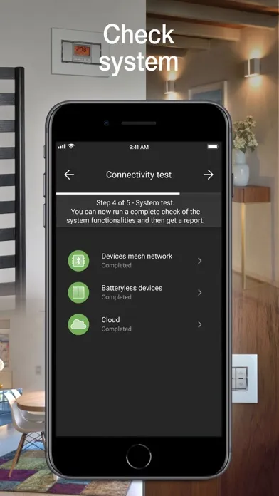 ภาพหน้าจอของ Vimar VIEW Wireless
