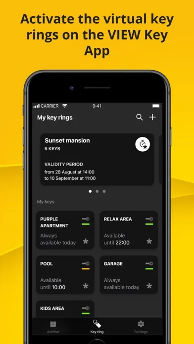 ภาพหน้าจอของ Vimar VIEW Key