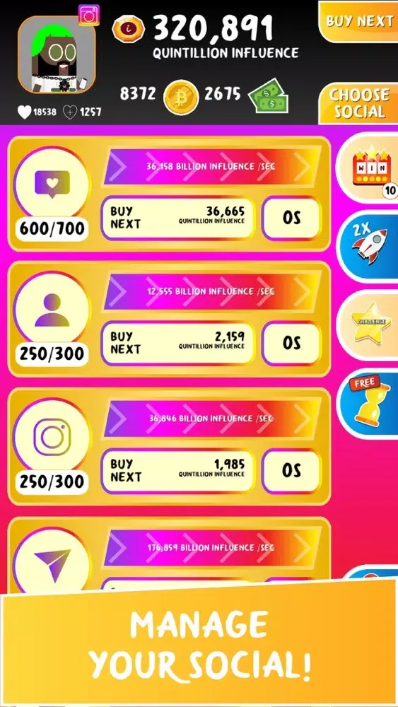 Capturas de pantalla de Social Media Business Tycoon