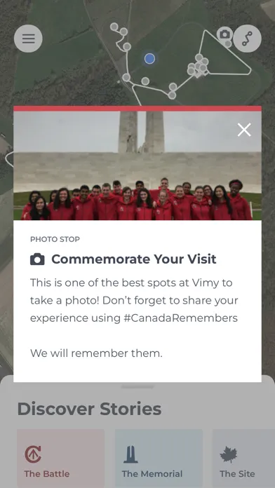 Ảnh chụp màn hình của Vimy - A Living Memorial