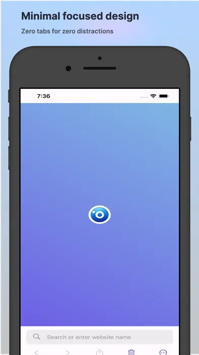 Zrzuty ekranu Focus: Private AI Web Browser