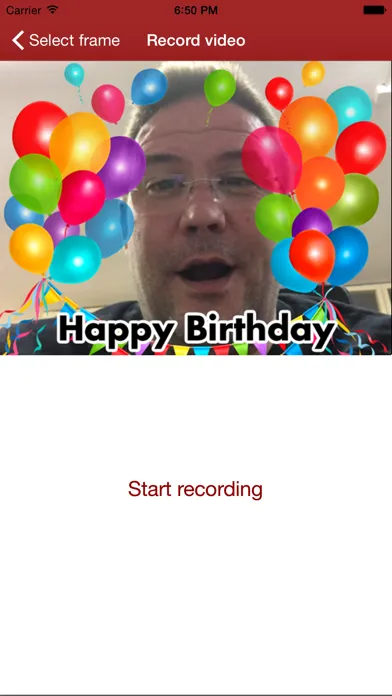 Happy Birthday Videos HBV - Video dubbing to congratulate your friends Ekran Görüntüleri