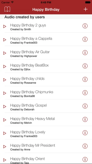 Happy Birthday Videos HBV - Video dubbing to congratulate your friends Ekran Görüntüleri