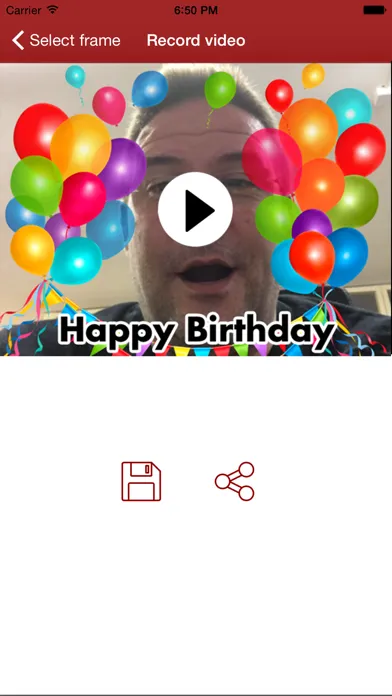 Happy Birthday Videos HBV - Video dubbing to congratulate your friends Ekran Görüntüleri