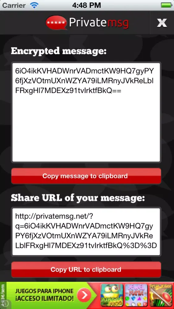 PrivateMSG - Encrypt & decrypt your private texts應用截圖