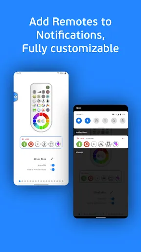 vRGB - LED IR Remote Control سکرین شاٹس