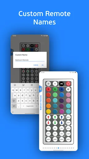 vRGB - LED IR Remote Control سکرین شاٹس