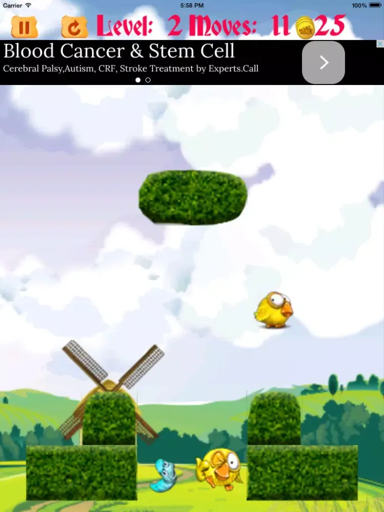 Capturas de tela do Move The Birds iPad 