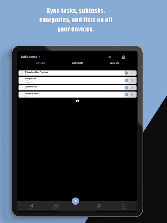 Priorityze iPad 应用截图