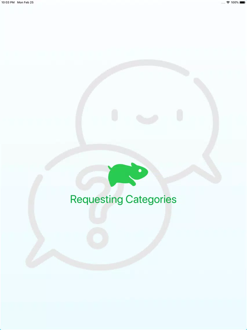 React Trivia Game iPad 應用截圖