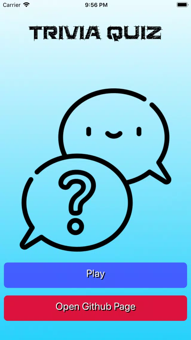 React Trivia Game應用截圖