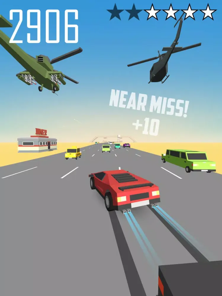 Capturas de tela do Road Chase iPad 