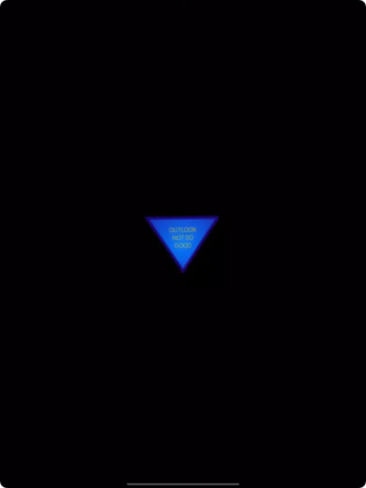 Tangkapan layar Magic 8 Ball: Ask Anything! iPad 