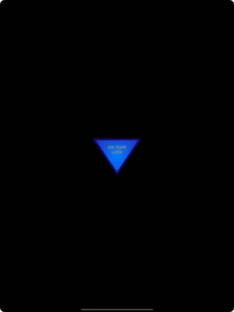 Tangkapan layar Magic 8 Ball: Ask Anything! iPad 