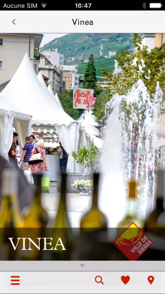 Capturas de pantalla de Vinea Swiss Wines
