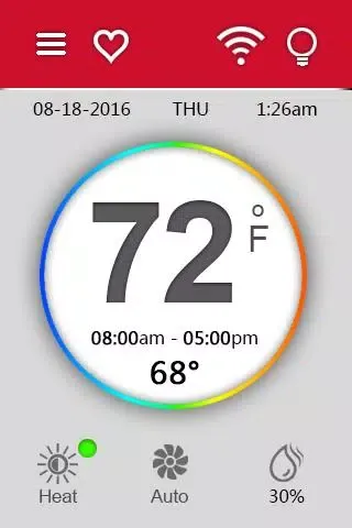 Ferguson Thermostat Screenshots