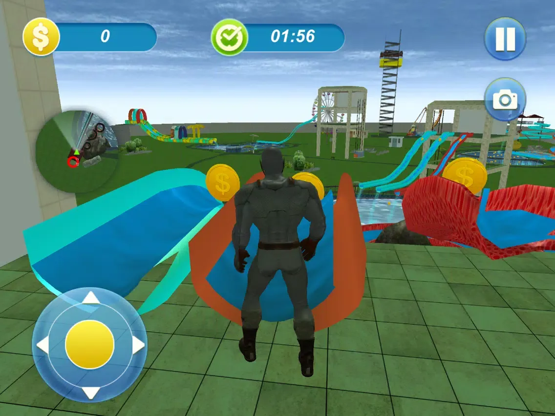 Capturas de pantalla de Water Slide Superhero Game iPad 