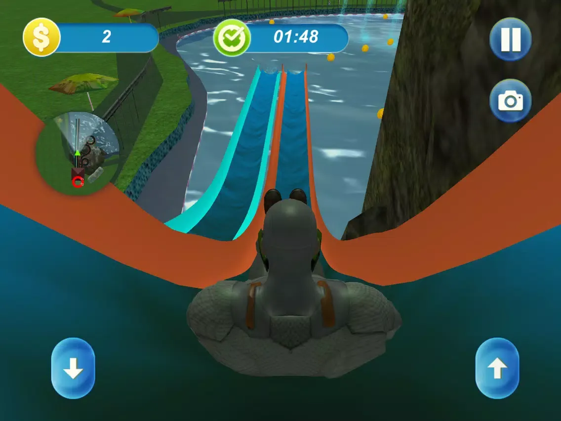 Capturas de pantalla de Water Slide Superhero Game iPad 