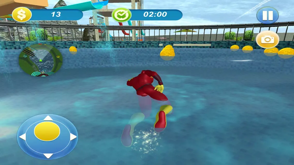 Capturas de pantalla de Water Slide Superhero Game