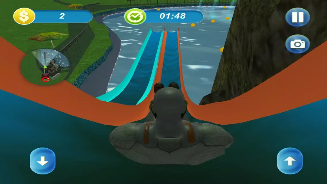 Capturas de pantalla de Water Slide Superhero Game