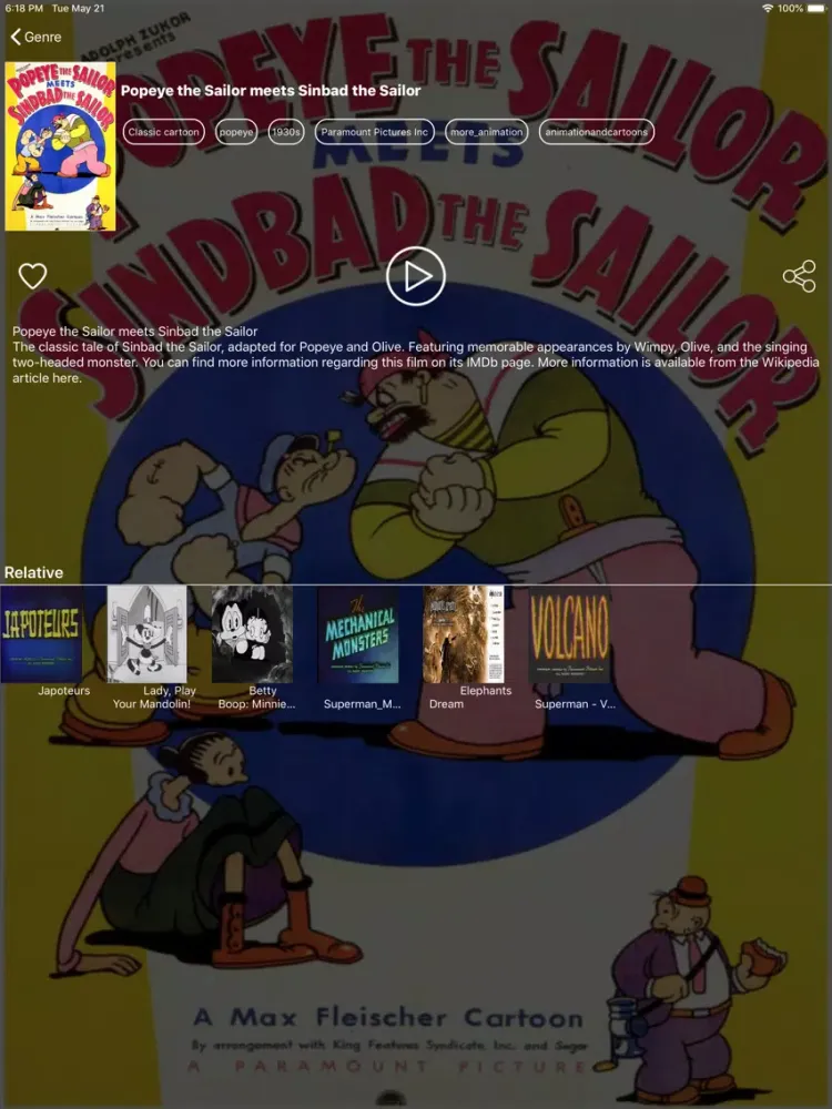 Show Movie Box - 123 Movie Hub iPad  스크린샷