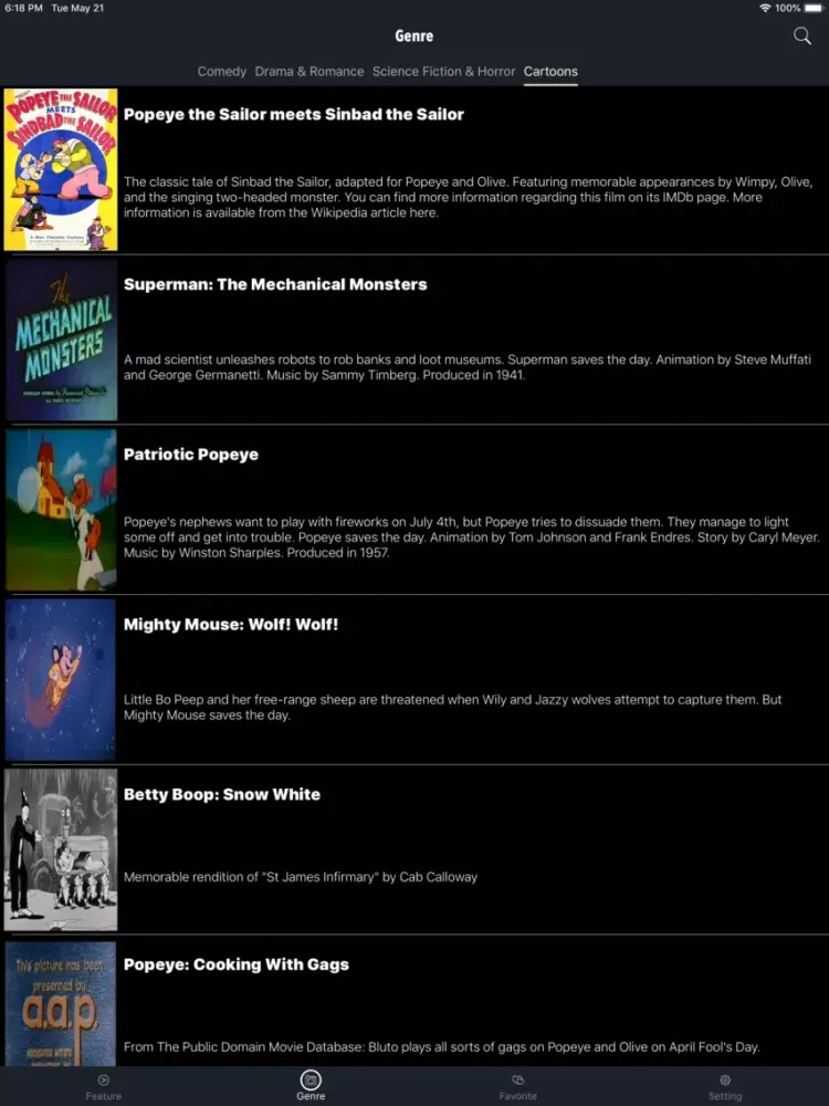 Show Movie Box - 123 Movie Hub iPad  스크린샷