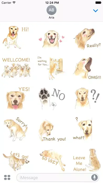 Capturas de tela do Watercolor Labrador Retriever