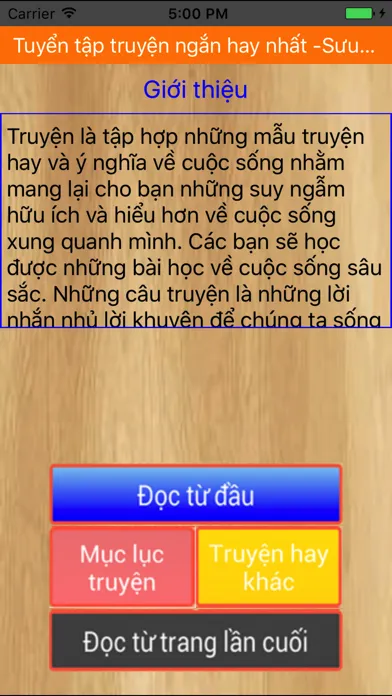 Truyện ngắn về cuộc sống hay và ý nghĩa nhất应用截图