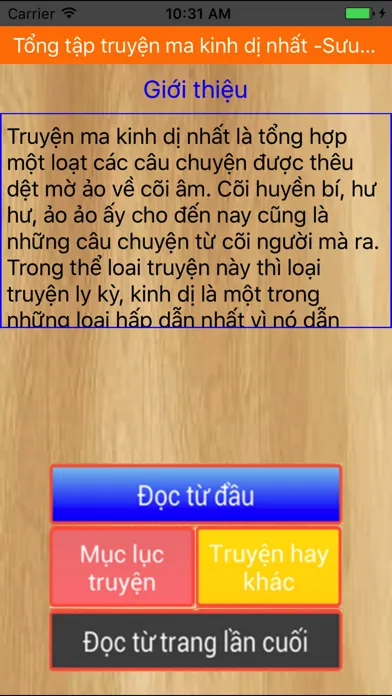 Truyện Ma Kinh Dị Nhất (Bạn Dám Đọc Chứ)应用截图