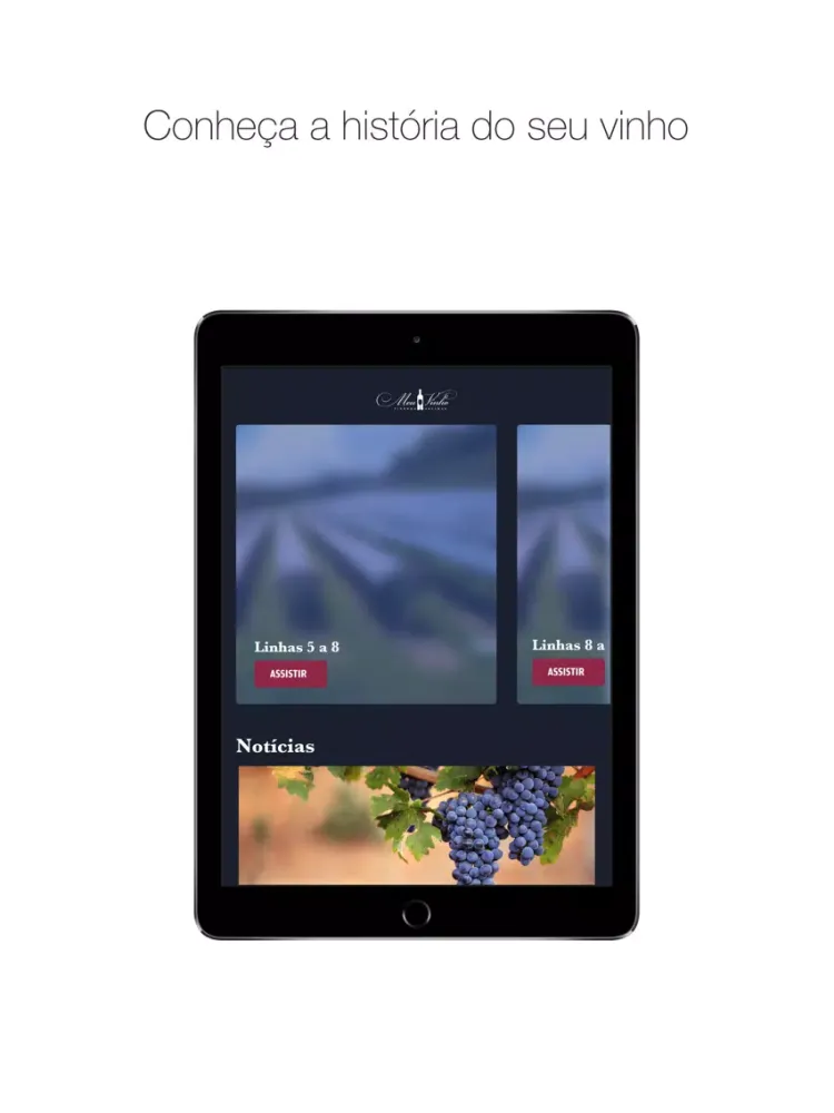 Capturas de pantalla de Meu Vinho iPad 
