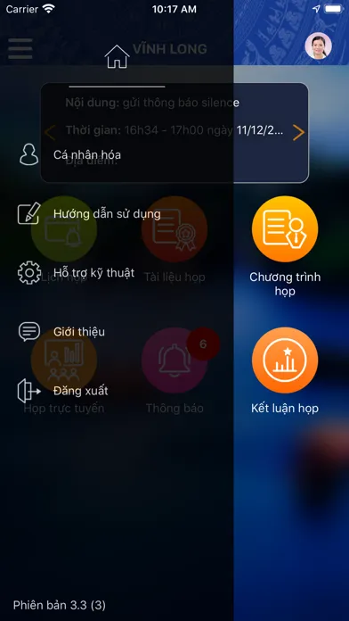 Họp thông minh Vĩnh Long স্ক্রিনশট