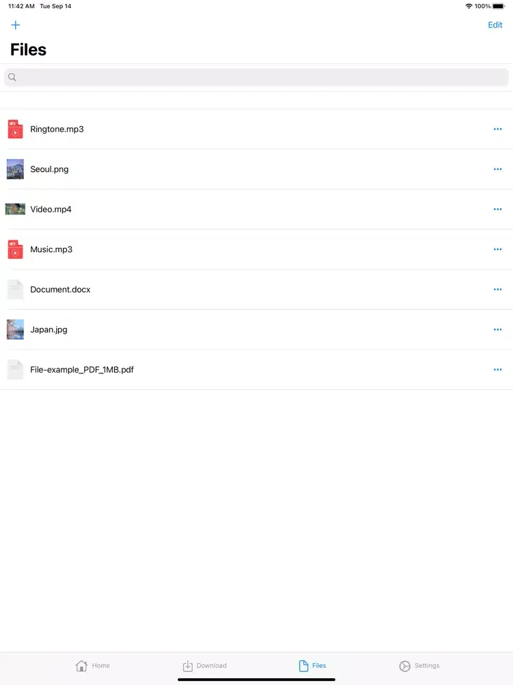 صور Any Downloader iPad 