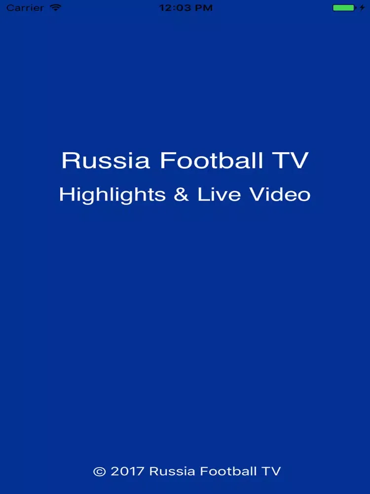 Russia Football TV 2017, 2018 highlight news video iPad  스크린샷