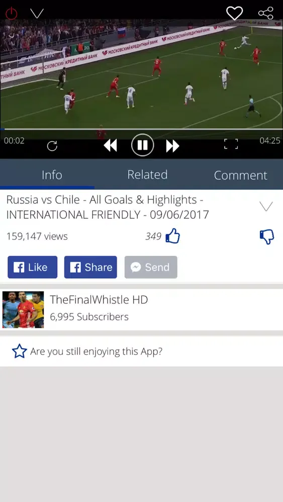 Russia Football TV 2017, 2018 highlight news video 스크린샷