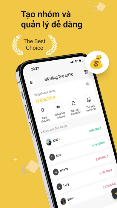 Chia Tiền Nhóm - Trip & Fun Ekran Görüntüleri