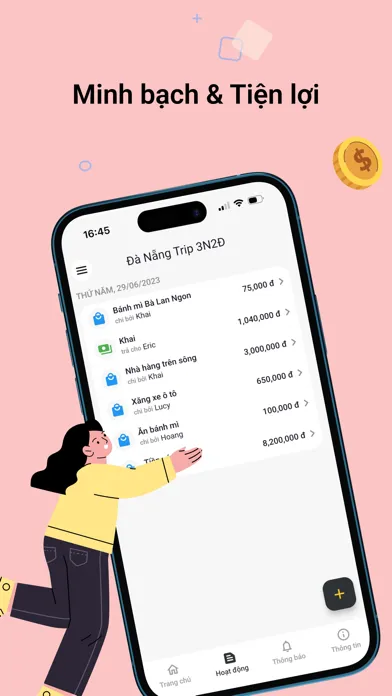 Chia Tiền Nhóm - Trip & Fun Ekran Görüntüleri